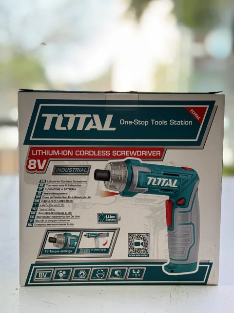 پیچ گوشتی شارژی توتال ۸ ولت مدل TSDLI0802